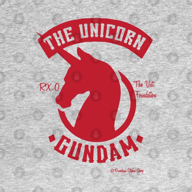 The Unicorn Biker Style Badge by Gundam Otaku Shop